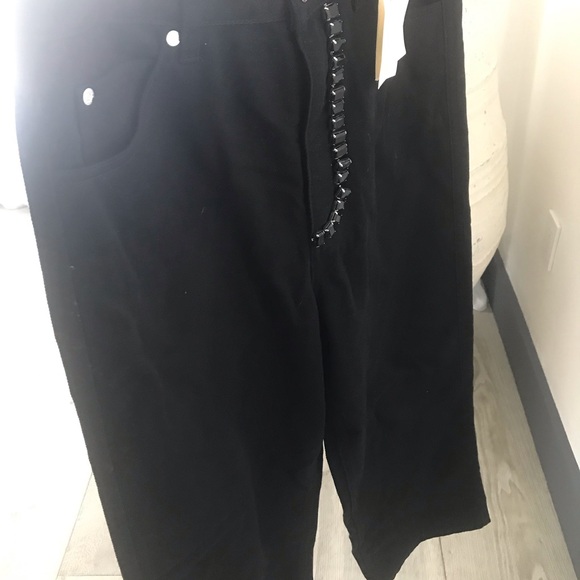 SANDRO embellished sz 36 black jeans - Picture 12 of 16